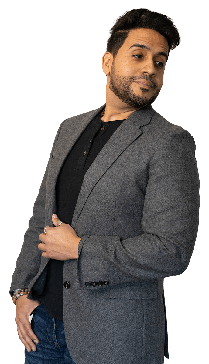 Kelvis Fernandez_Wearing Grey Blazer
